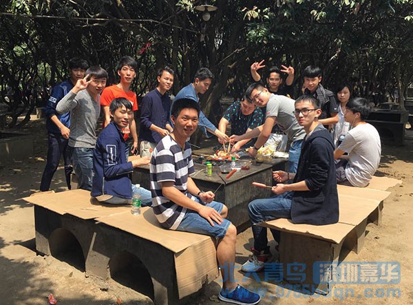 燦爛的笑容